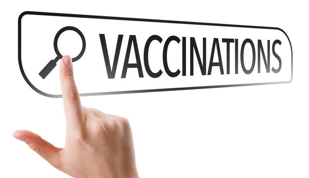 Вакцини, написані на панелі пошуку
 - Фото, зображення