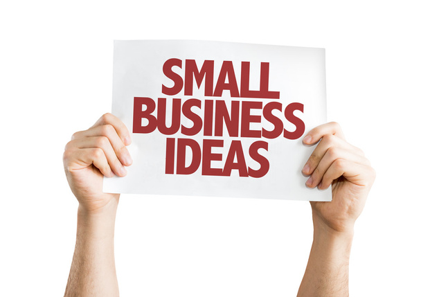 Placa de ideias de pequenas empresas
 - Foto, Imagem