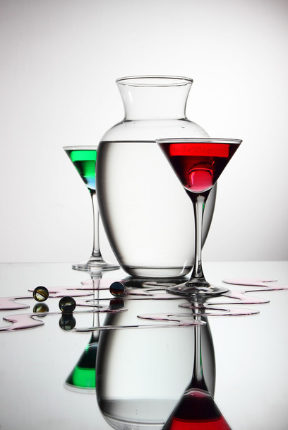 Still life with glass. - Photo, Image