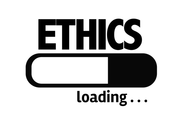 Bar Loading with the text: Ethics - Photo, Image