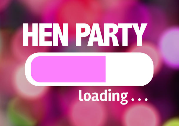 Bar Loading with the text: Hen Party - Photo, Image
