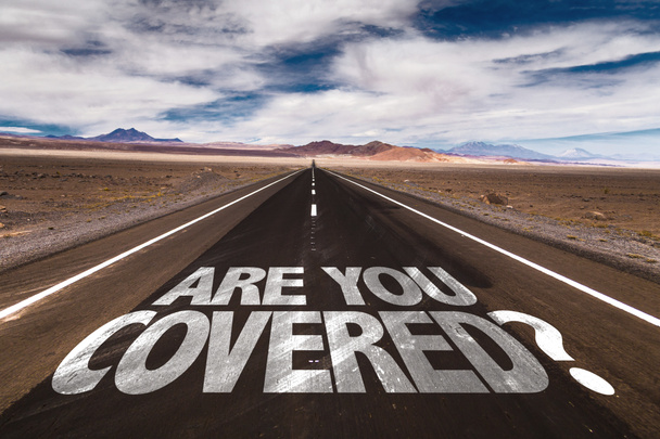 Are You Covered? on desert road - Photo, Image