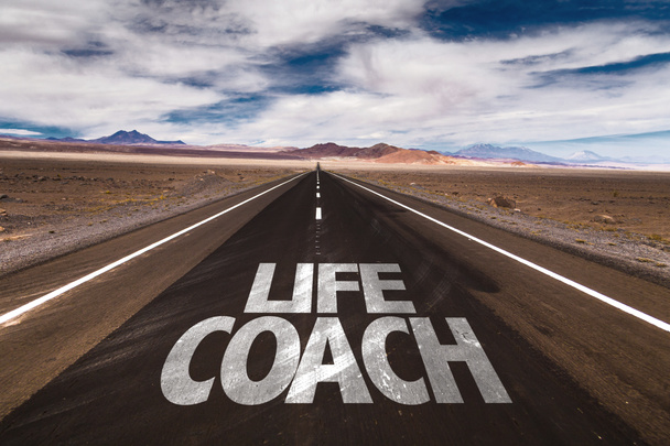 Life Coach sulla strada del deserto
 - Foto, immagini