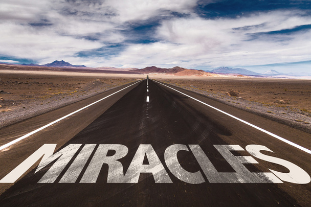 Miracles on desert road - Photo, Image