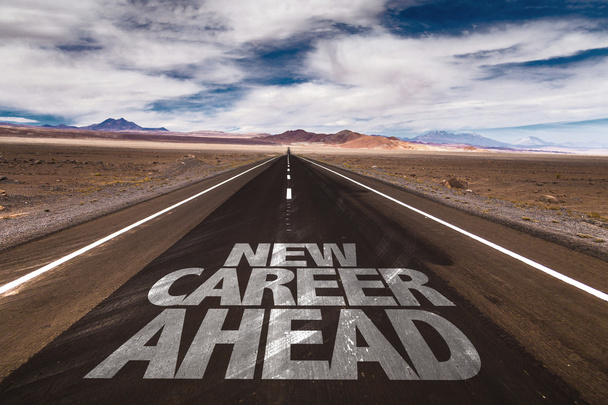 New Career Ahead on road - Foto, Bild