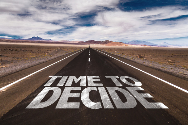 Время принять решение о дороге в пустыню
 - Фото, изображение