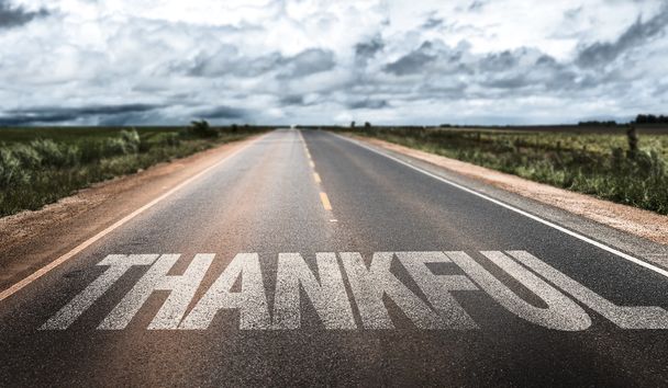 Thankful on road - Photo, Image