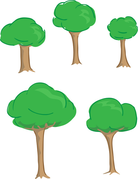 Симпатичные пушистые деревья
 - Фото, изображение