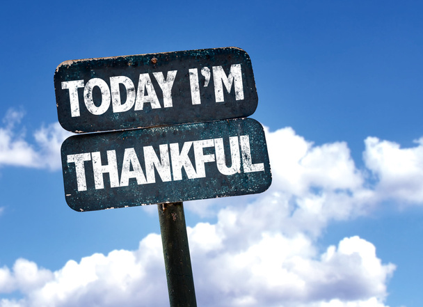 Today Im Thankful sign - Photo, image