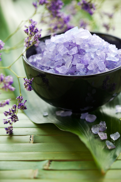 Lavender Spa Salt - Фото, изображение