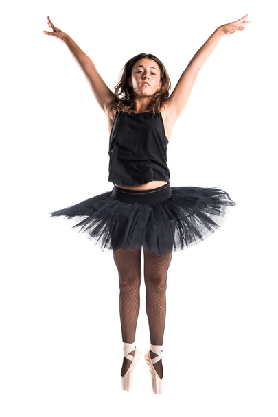Νέοι μπαλέτου χορευτής με tutu σε στούντιο - Φωτογραφία, εικόνα