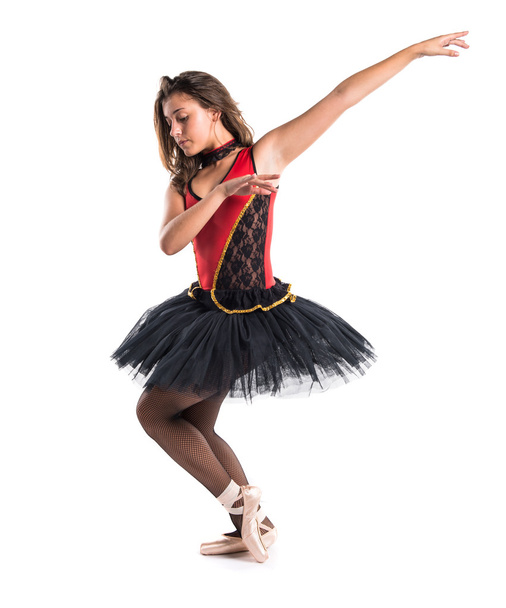 Fiatal balett-táncos a tutu - Fotó, kép