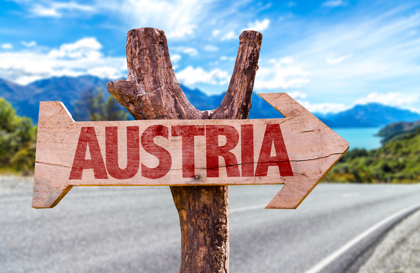 Itävalta puinen merkki
 - Valokuva, kuva