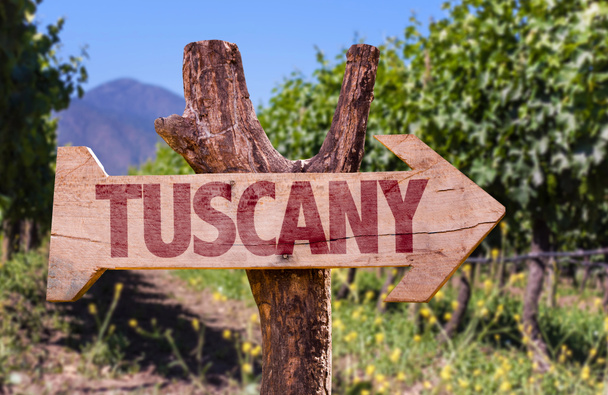 Signo de madera Toscana
 - Foto, imagen