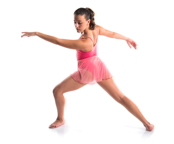 Bailarina bailarina adolescente en estudio
 - Foto, imagen