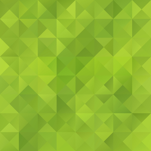 Green Grid Mosaic Background, Creative Design Templates - Wektor, obraz