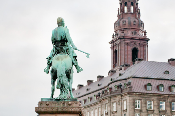 άγαλμα του absalon στην Κοπεγχάγη, Δανία - Φωτογραφία, εικόνα