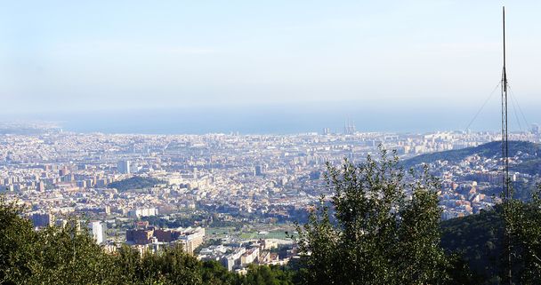Panorama van de stad van barcelona - Foto, afbeelding