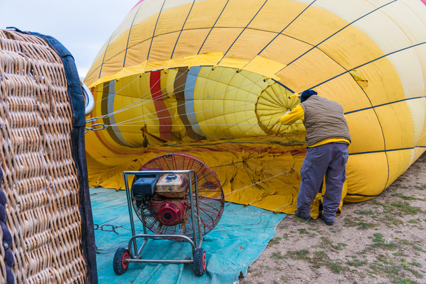 Wielki balon lotu Cappadocia jest znana na całym świecie - Zdjęcie, obraz