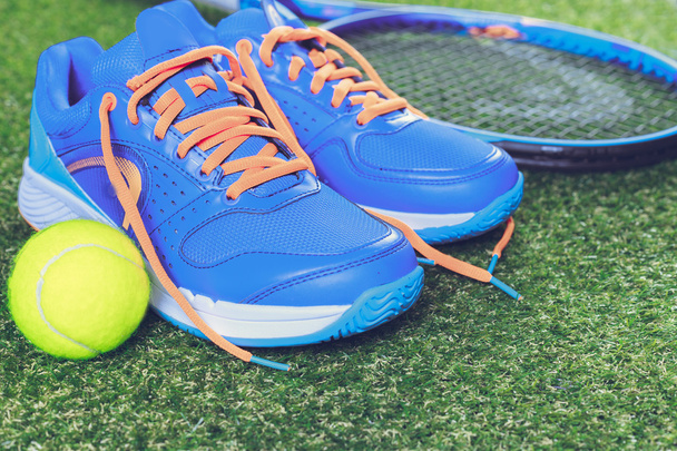 shoes and tennis objects - Foto, Bild