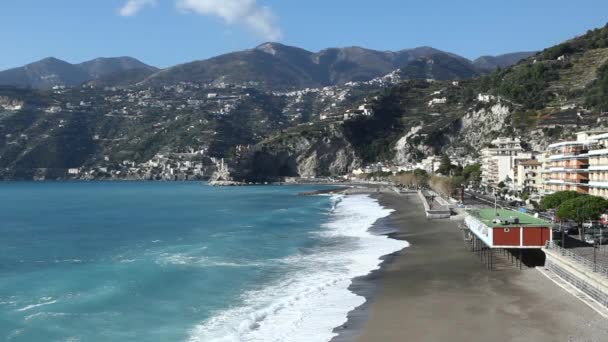 Beste Sicht auf die Küste von Maiori - Filmmaterial, Video