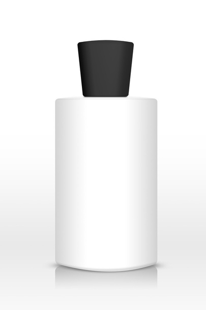 blanco Botellas en blanco aisladas sobre fondo blanco
 - Foto, Imagen
