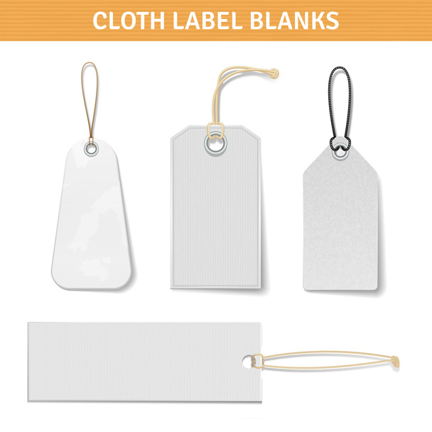 Clothes Label Tags Set - Vector, Image