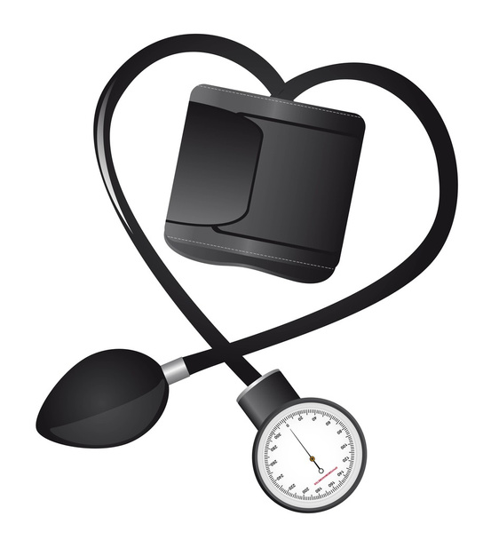 vérnyomásmérő - Vektor, kép