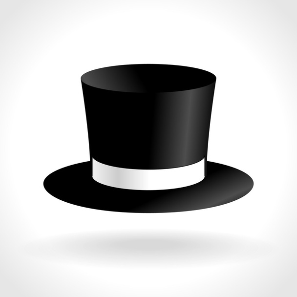 Top hat icon - Вектор,изображение