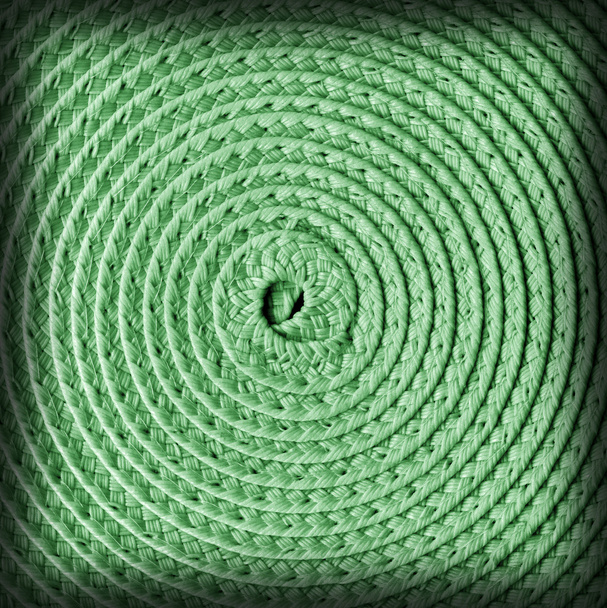 Sombrero de paja Whirlpool tejido patrón blanqueado y manchado Grren Grunge textura detalle muestra
 - Foto, Imagen