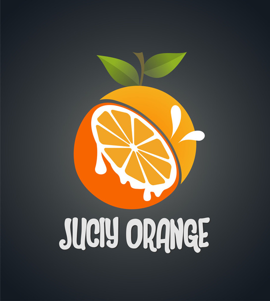 Juicy Orange - Vector, Image