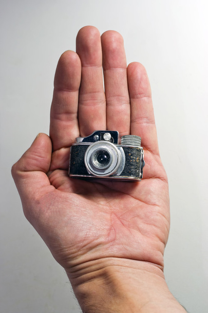 古いスパイ カメラ - 写真・画像