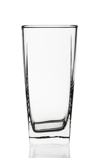 κενό γυαλί απομονωμένο σε λευκό φόντο - Φωτογραφία, εικόνα