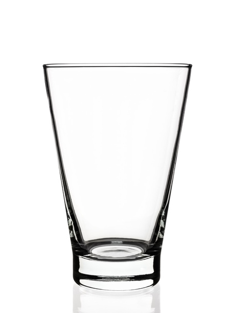 Empty glass isolated on white background - Photo, Image