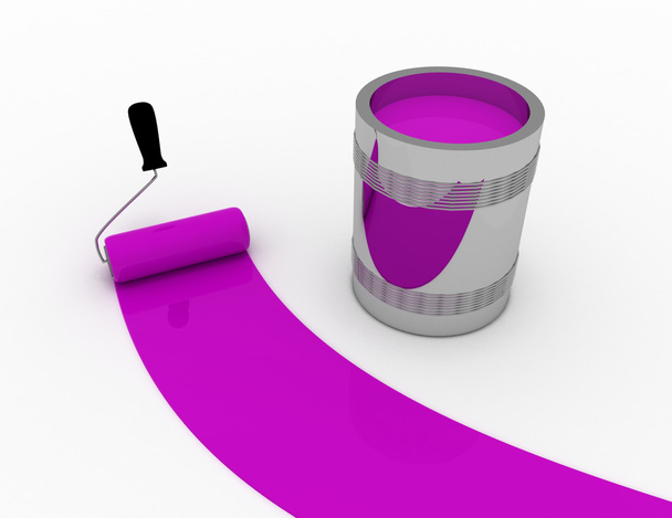 purple paint concept - Photo, Image