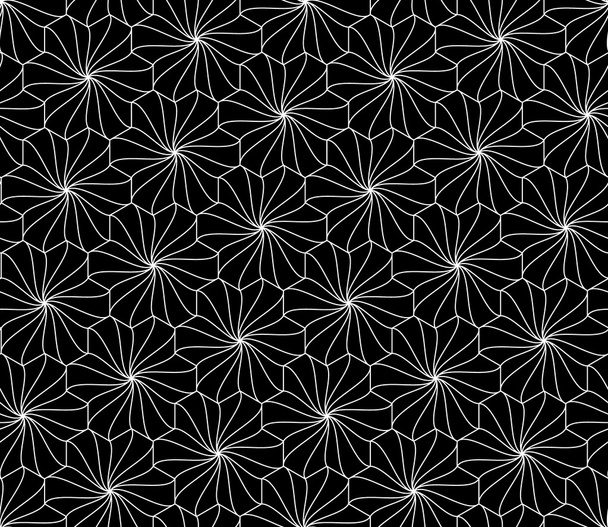 Vector moderno sin costura geometría patrón flores
 - Vector, imagen