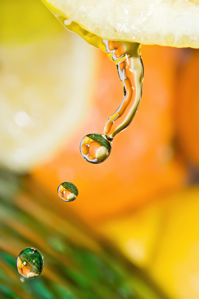 Splash de suco de laranja
. - Foto, Imagem