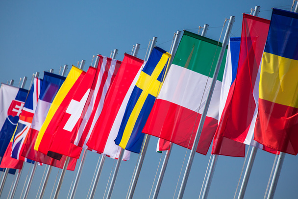 Flags of european states - Photo, Image