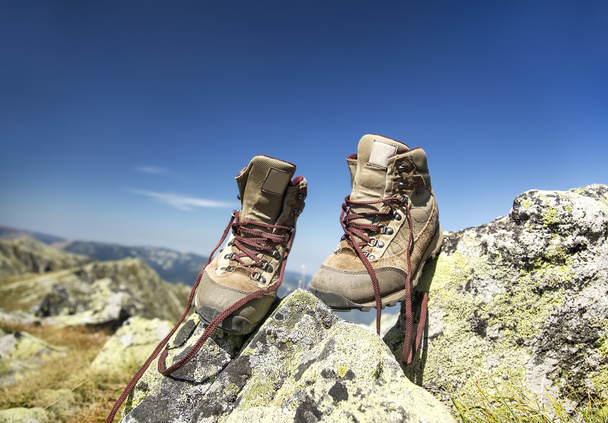 Mountain Hiking Boots - Photo, Image