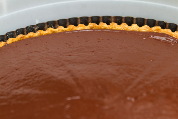 crostata al caramello con cioccolato
 - Foto, immagini