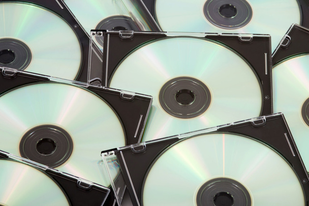 prázdné disky CD-ROM - Fotografie, Obrázek