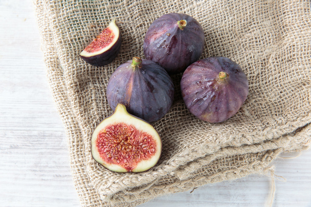 Fresh dark figs - Photo, Image