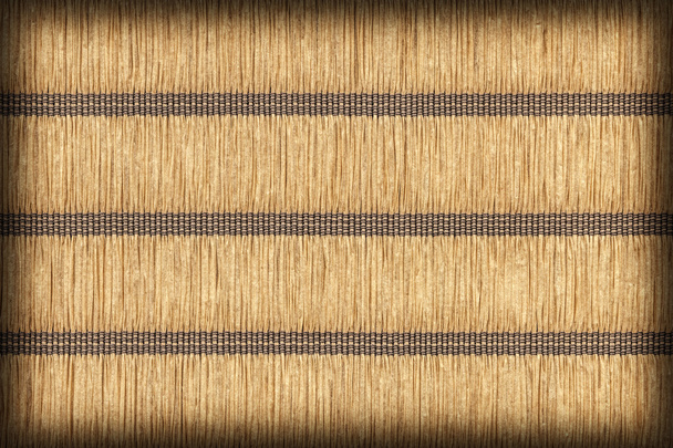Papel pergaminho Plaited Place Mat Natural Ocher manchado vinheta Grunge textura amostra
 - Foto, Imagem