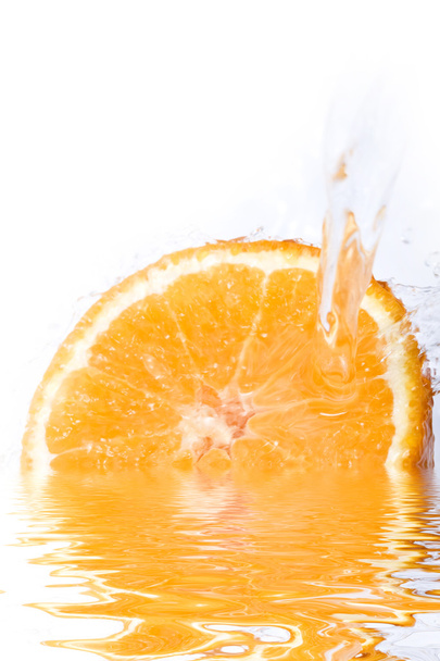 Salpicos de laranja - Foto, Imagem