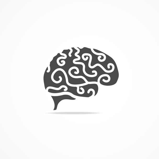 Brain Icon. Vector - Vector, Image