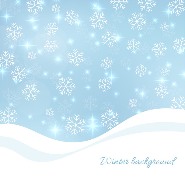 Gentle winter abstract background - ベクター画像
