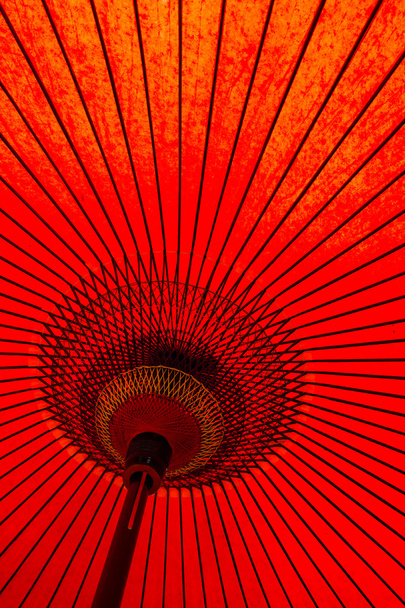 Kırmızı Japon şemsiye - Fotoğraf, Görsel