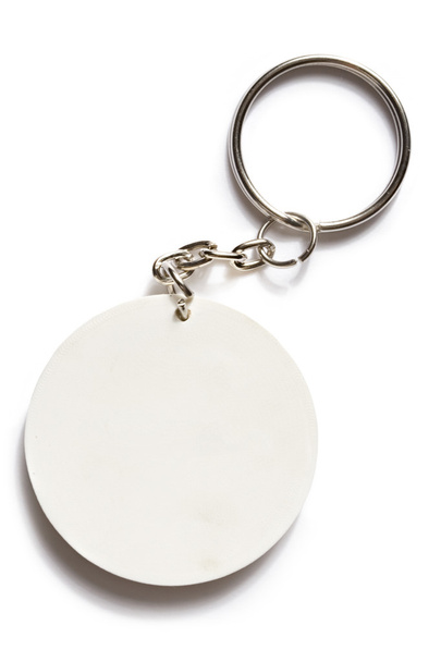 Key ring on white background - Photo, Image