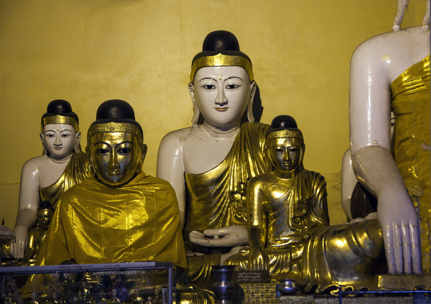 Myanmar, sochy Buddhy - Fotografie, Obrázek