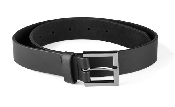 black leather belt - Photo, Image